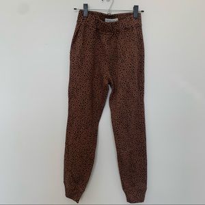 A&F Leopard Sweatpant